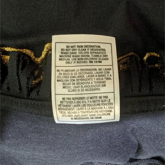 Fruit of the Loom BEST‎ Vintage Eqypt black T Shirt with Fringe and Beads - Picture 12 of 12